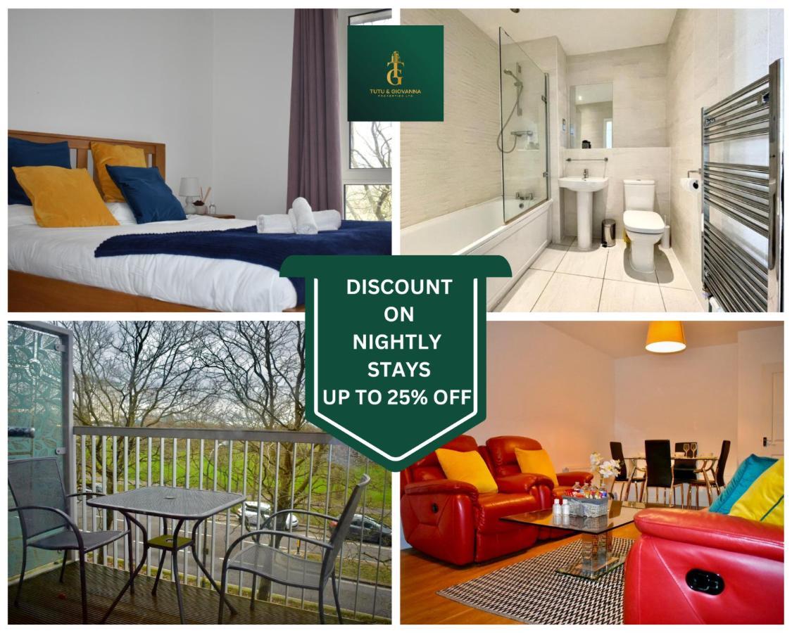 Classy Campbell Park Apartment, Balcony & Free Parking Milton Keynes Kültér fotó